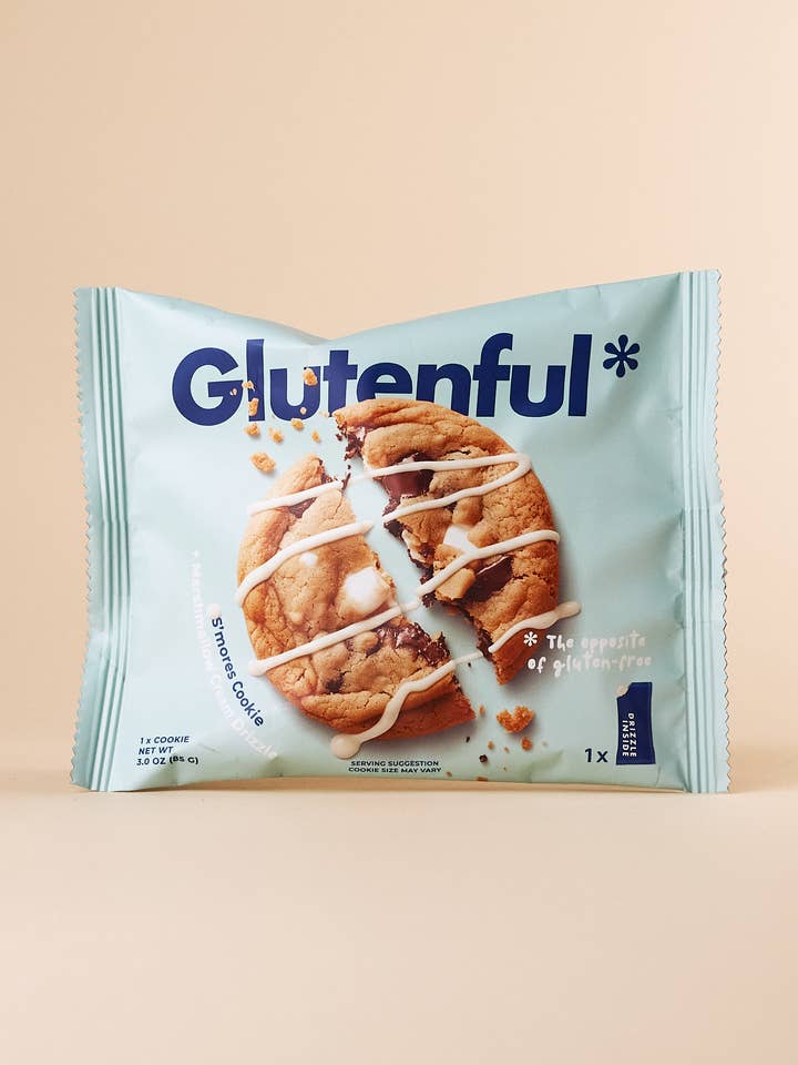 S'mores Cookie with Drizzle Packet for wholesale by Glutenful