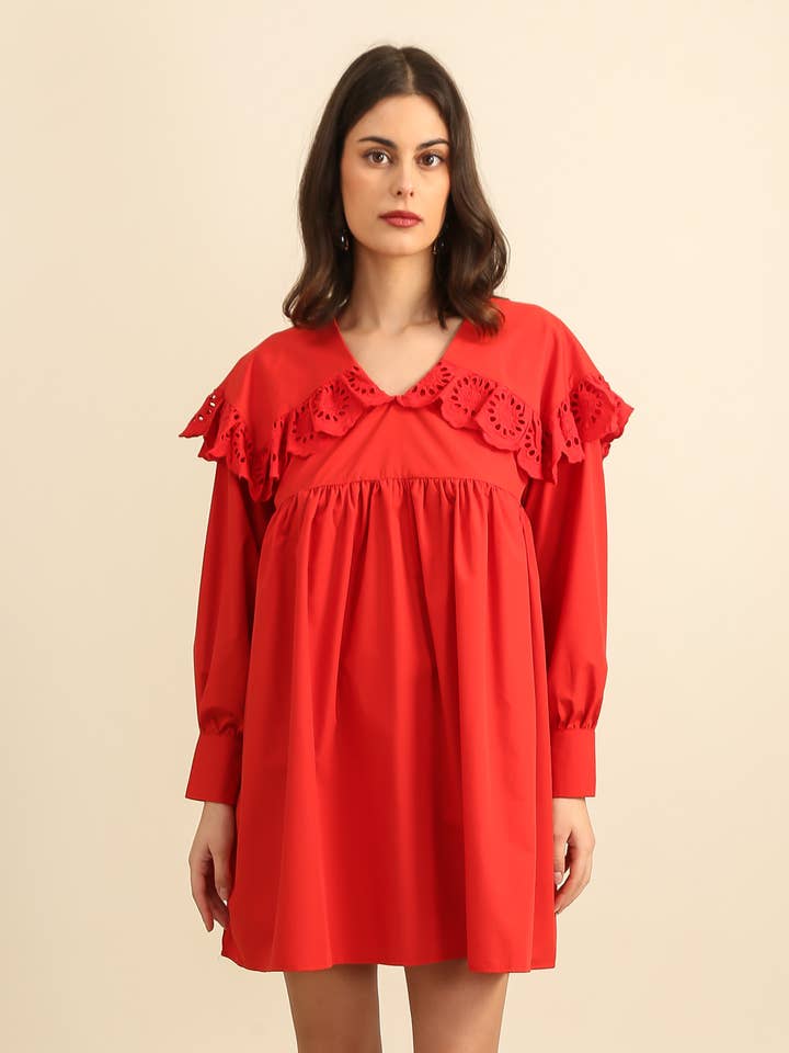 32119 KURZES EINTEILIGES KLEID für den Großhandel von Daphnea