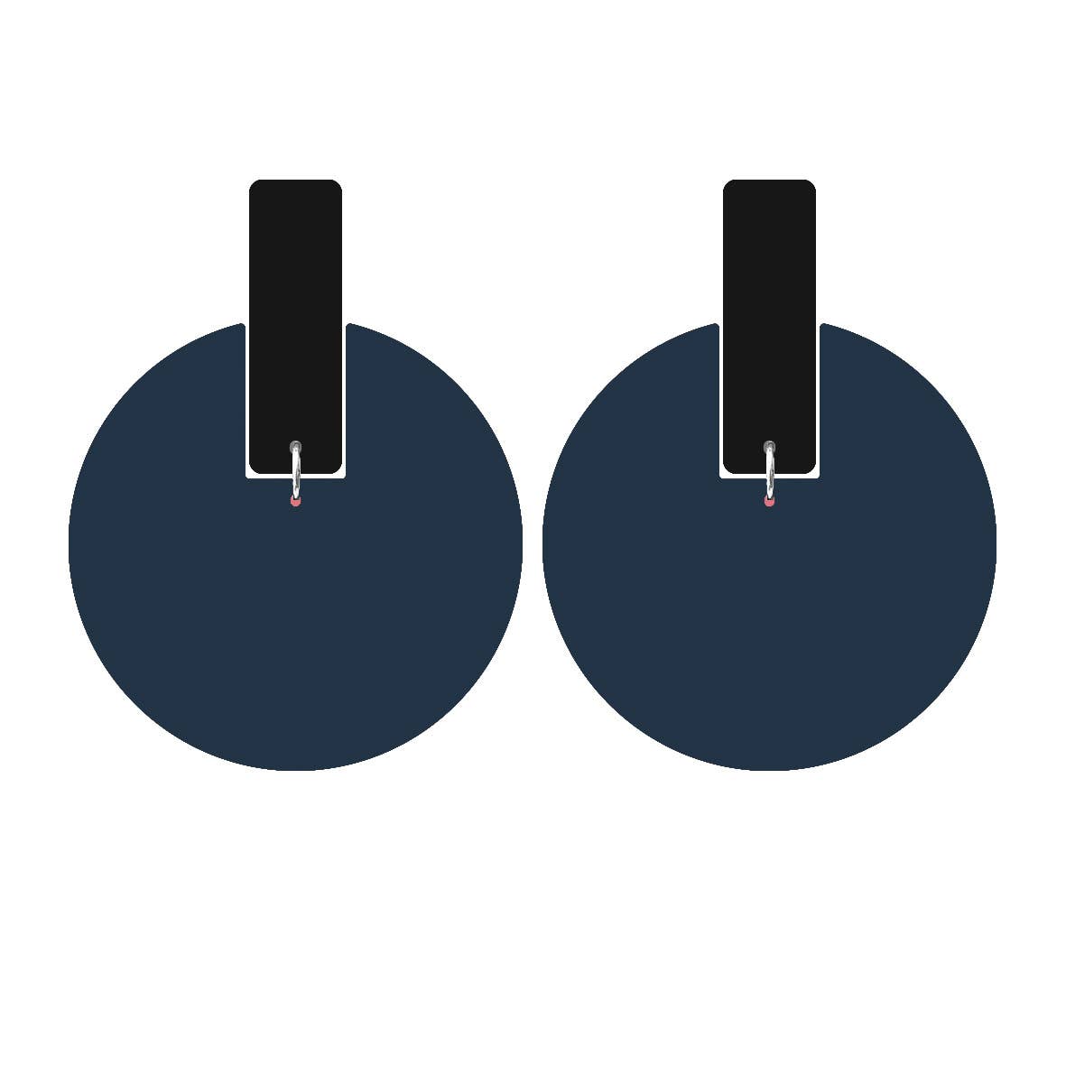 ALEX+SVET - Wholesale Dangle Earrings - ANITA LG "hoop" acrylic earrings LUSH GLOW line5