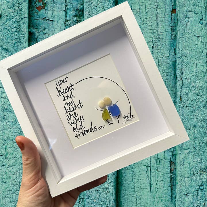 Back Bay Designs - Wholesale Art Print - Old friends Seaglass art0