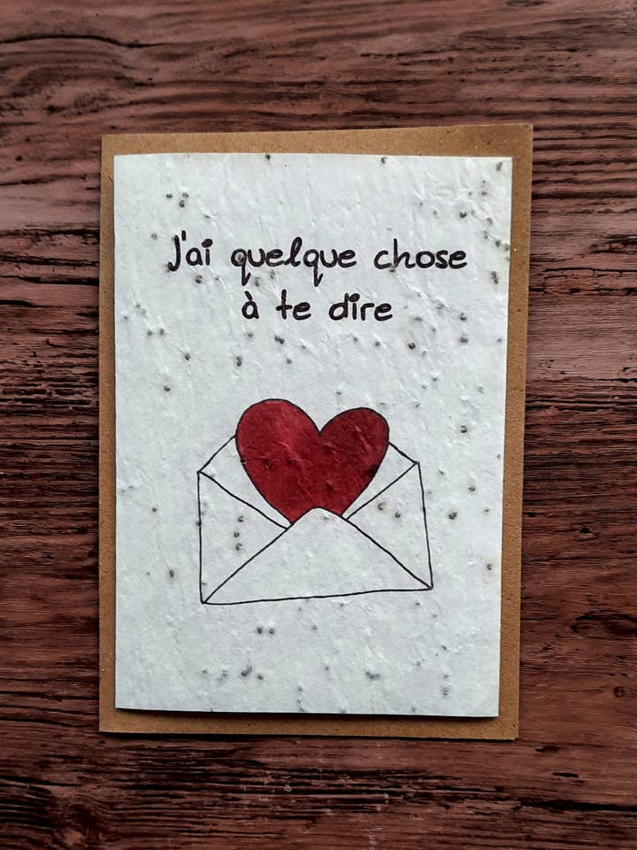 Cartão Planta - Eu tenho algo para lhe dizer por atacado de Des Mots Qui Fleurissent