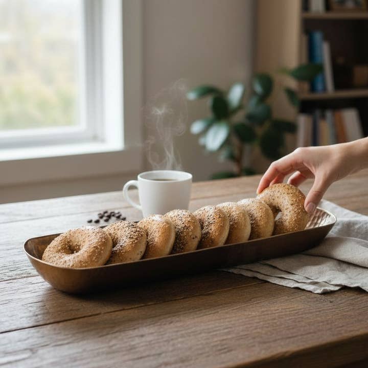 Made Market Co. - Vente Bol de service - Bol à pain laiton0