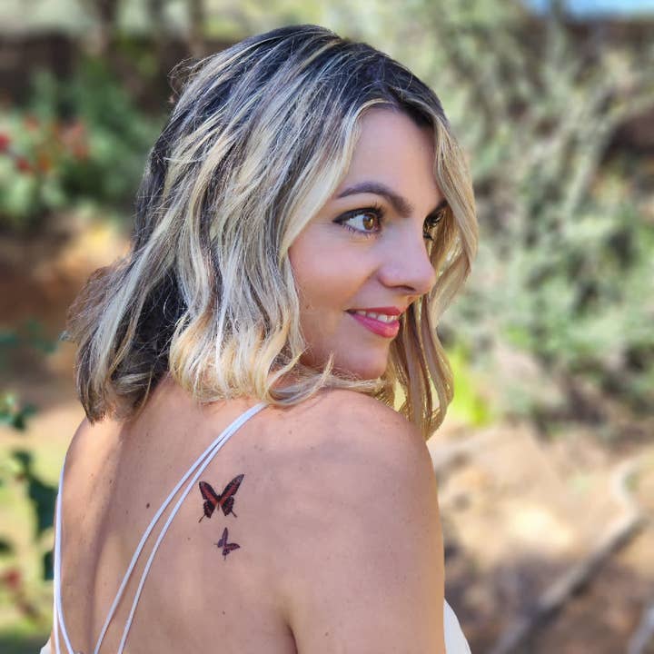 Kapris - Wholesale Temporary Tattoo - Tatouages temporaires - WILD RED
