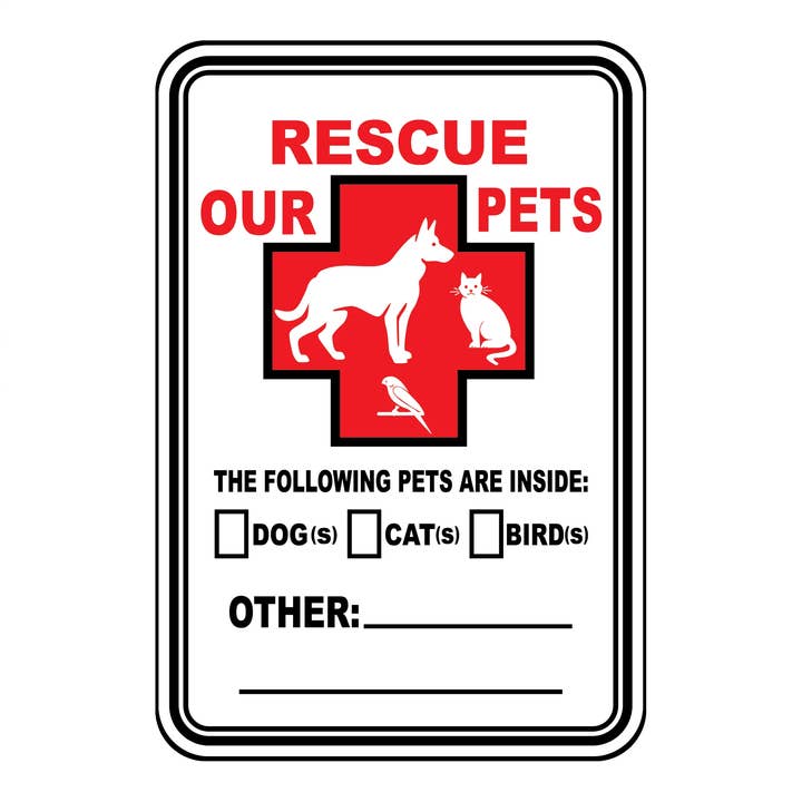 Rescue Our Pets Mini Garden Sign voor wholesale door Imagine This Company