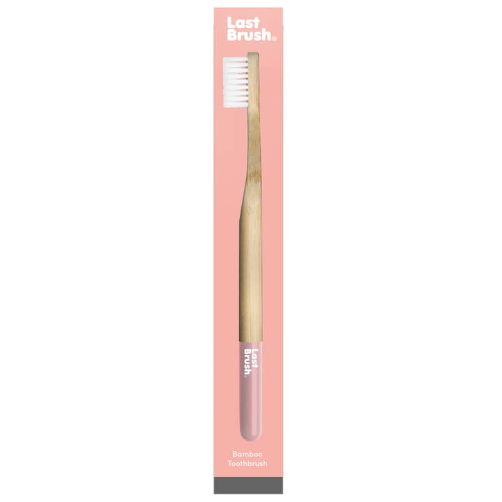 Last Brush Coral - Single Bamboo Toothbrushes for wholesale by The Last Co.