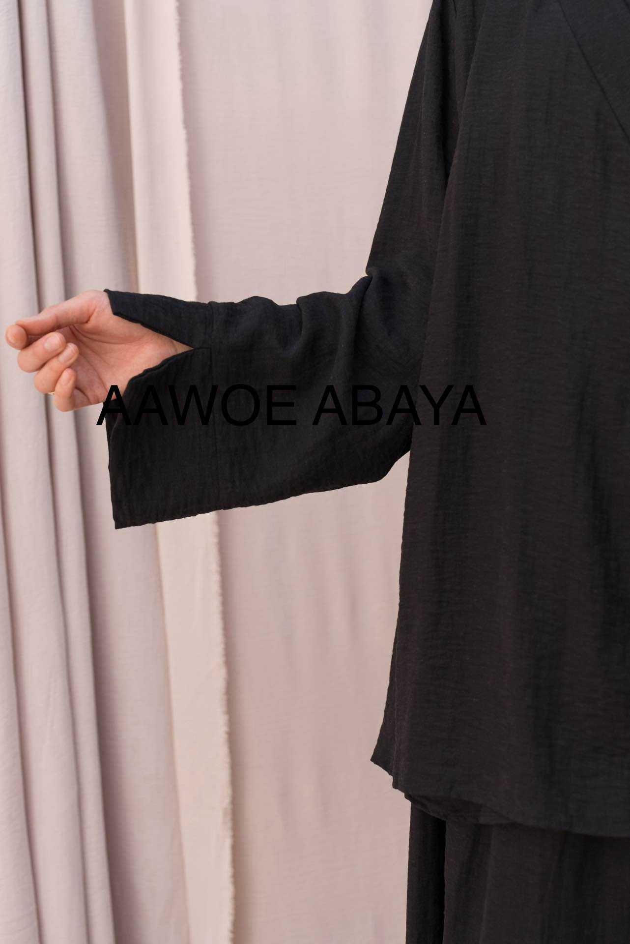 Aawoe Abaya - Wholesale Tops Set - Women's - Chic Set with Long Sleeves - 2422-EN24