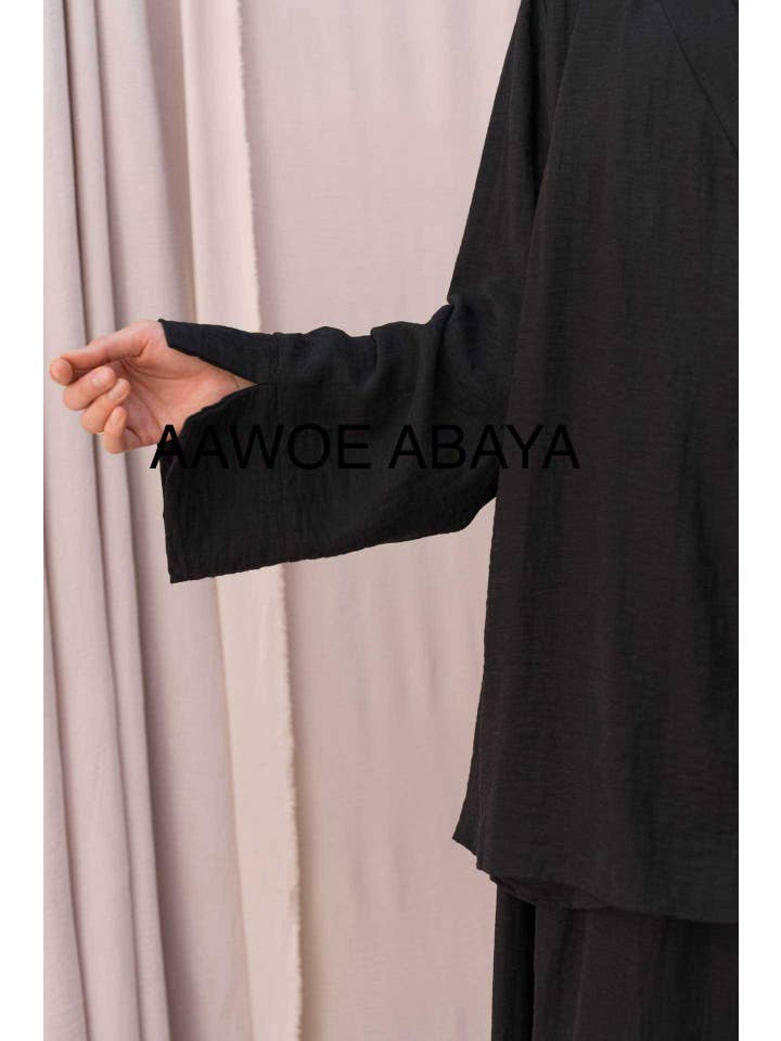 Aawoe Abaya - Wholesale Tops Set - Women's - Chic Set with Long Sleeves - 2422-EN24