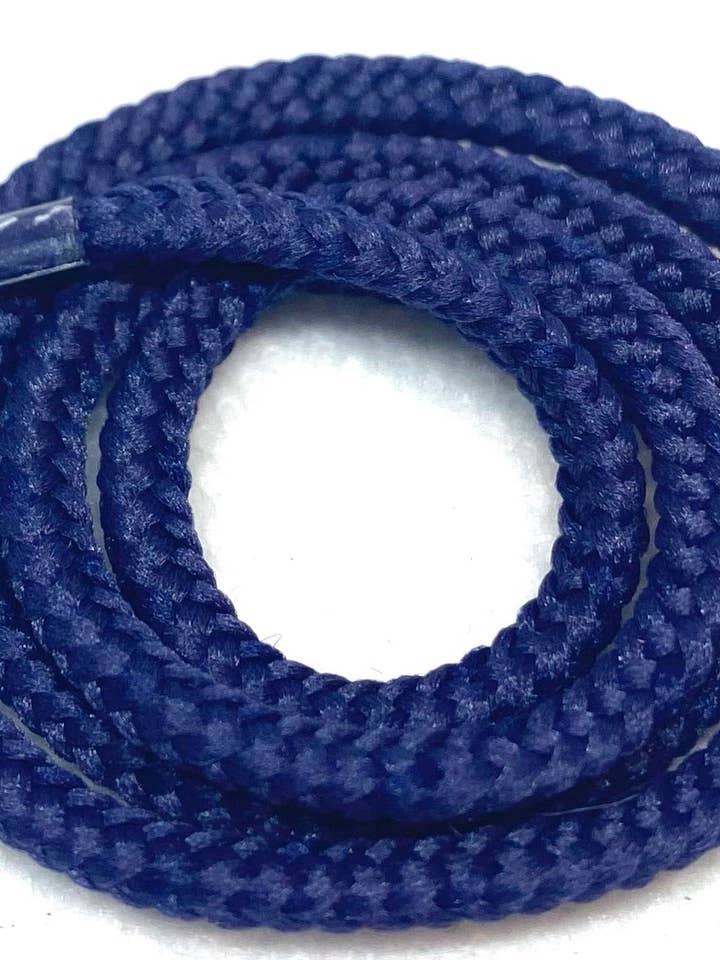 Navy Blue Dress Shoelaces for wholesale by The Shoelace Factory