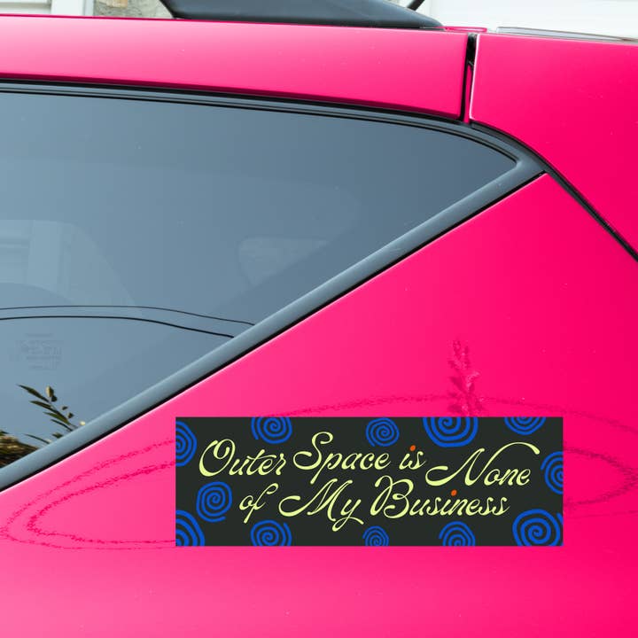 Outer Space Bumper Sticker for wholesale by Salad Days