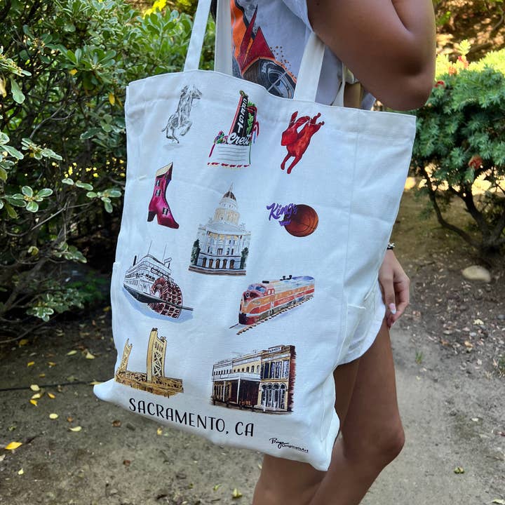PriyaOriginalsArt - Wholesale Tote Bag - Women's - Sacramento favorites canvas tote1