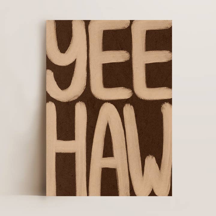 Estampado Yee Haw para venta al por mayor de Alluvion