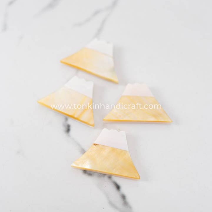 Tonkin Handicraft - Wholesale Spoon rest - Seashell Yellow Fuji Pillow Chopstick Rest3