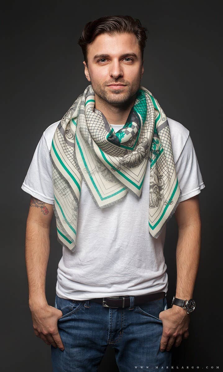 Jessie Zhao New York - Wholesale Scarf - Women's - Wool Scarf of the Knight7