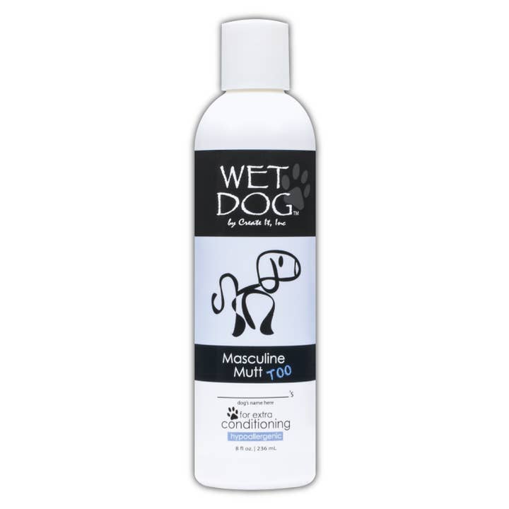 Wet Dog - Masculine Mutt Calming Conditioner for Dogs - 8 oz for wholesale by Wet Dog Products by Create It, Inc.
