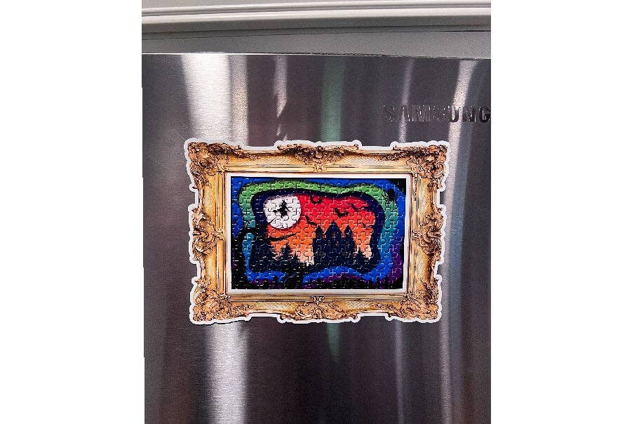 Micro Puzzles – wholesale Picture frame – Fridge-Frames Magnetic 4x6 ornate gift picture magnet frames3