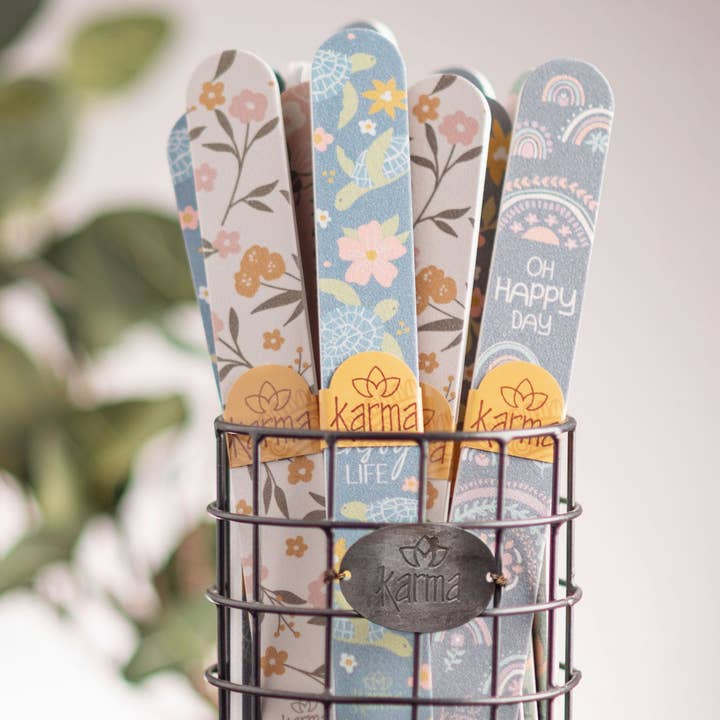 Karma - Wholesale Nail File - Emery Board2