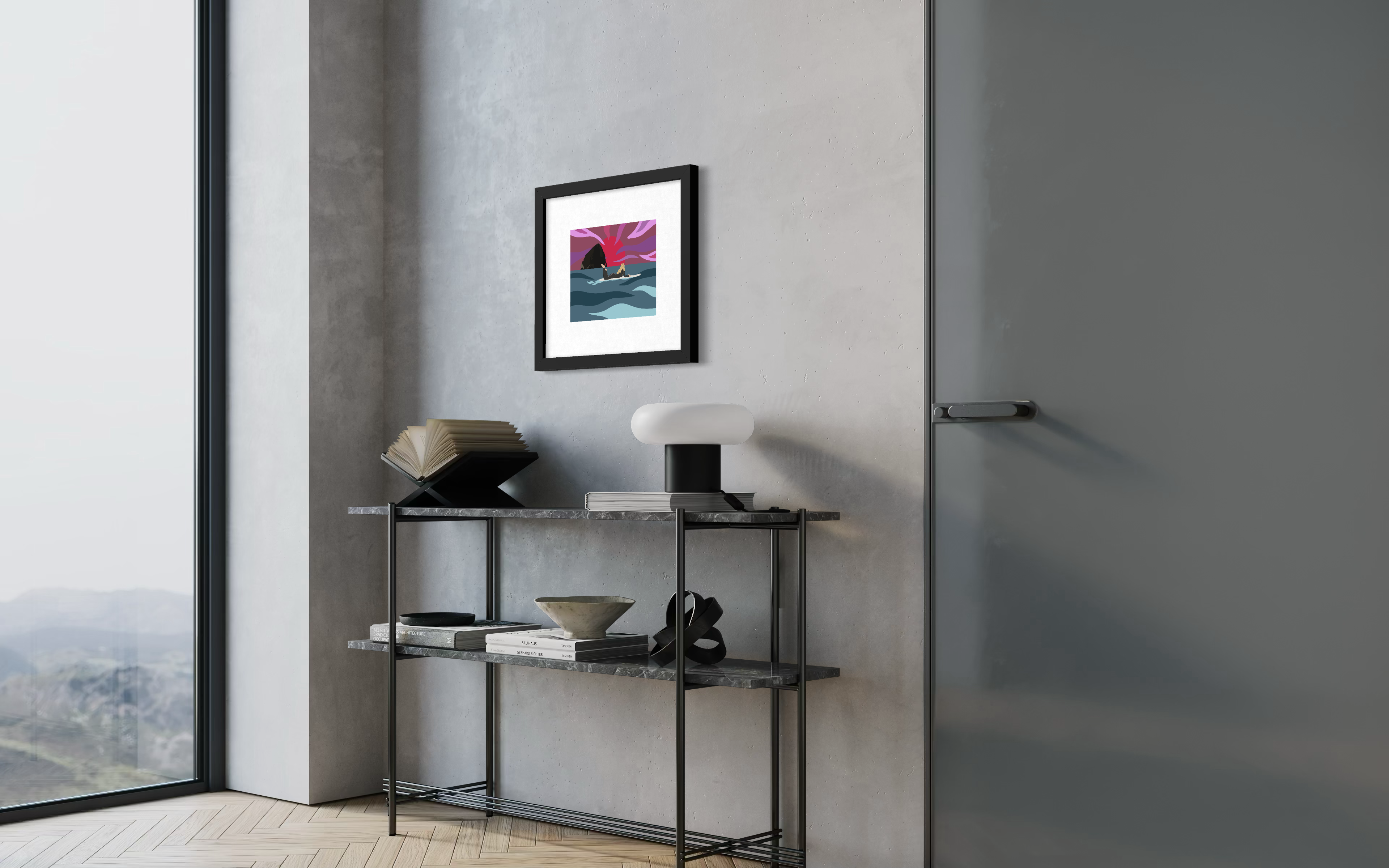 Muted Colors - Wholesale Art Print - Cosmic Sunset | 8x10 Surf Art Print1