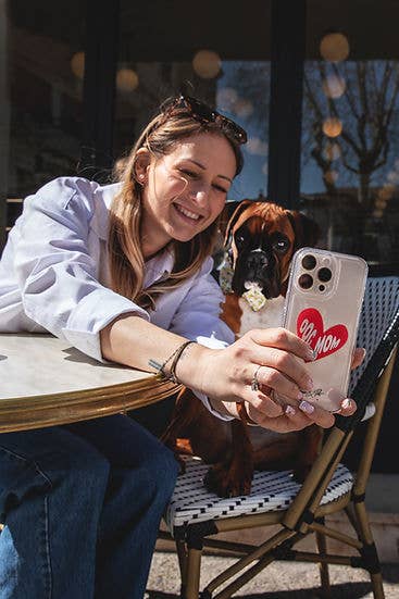Pompon & Pets - Vendita all'ingrosso Custodia per cellulare - Donna - Custodia per telefono Dog Mom1