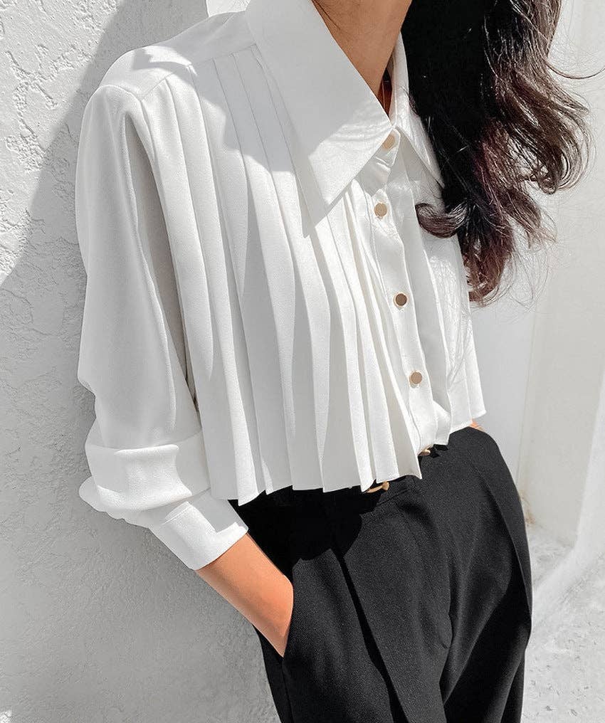 Marayn – wholesale Buttoned-down shirt – Women's – 2025 NEW Chic White Shirt French Design Elevated Style20