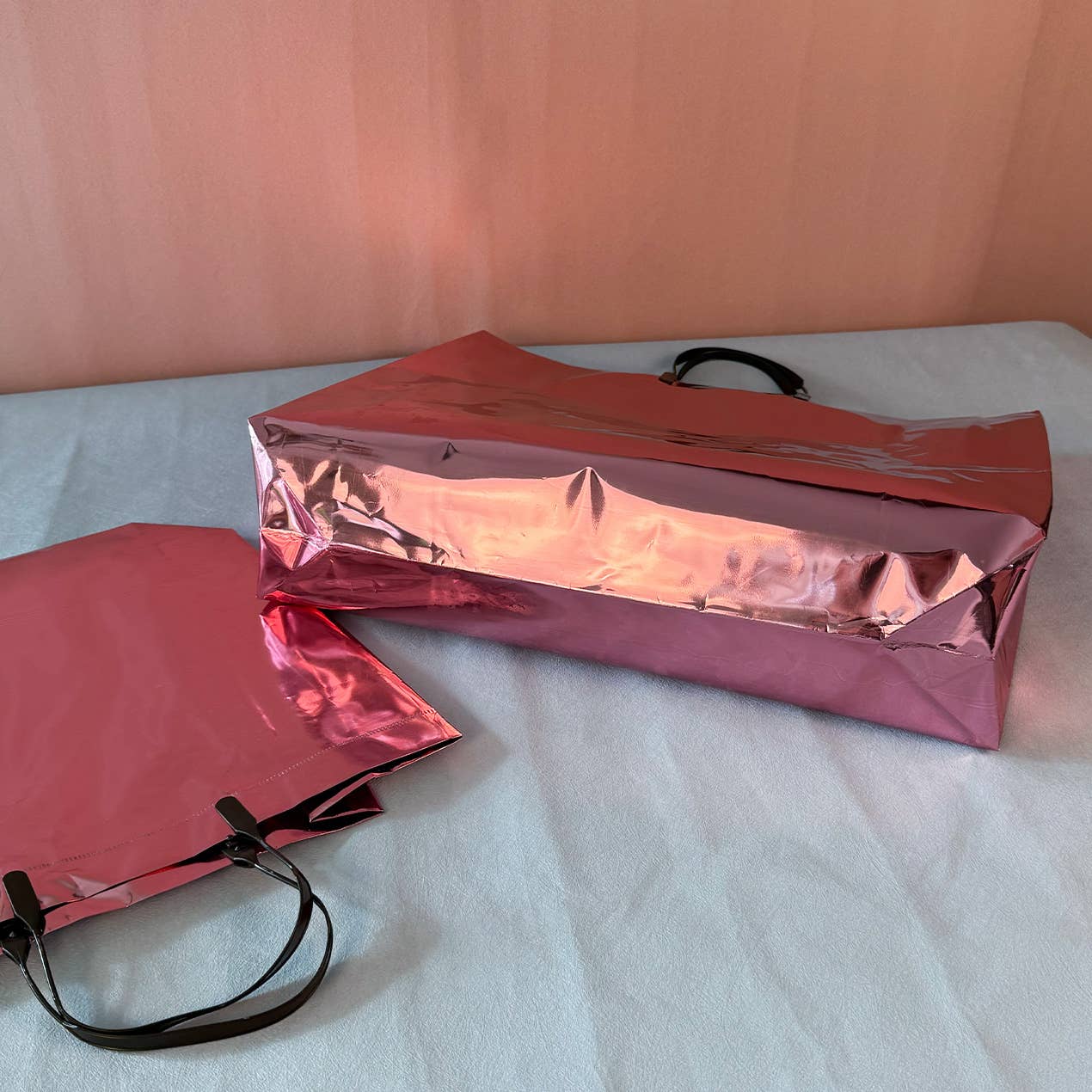 ByHome - Wholesale Gift Bag - 24pc, Rose Red Pink Laser Iridescent reflective PVC gift Bag5