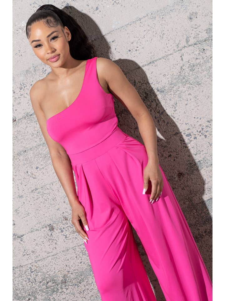 Melrose with Love - Wholesale Jumpsuit - Women's - WIDE LEG , ONE SHOULDER JUMPSUIT8