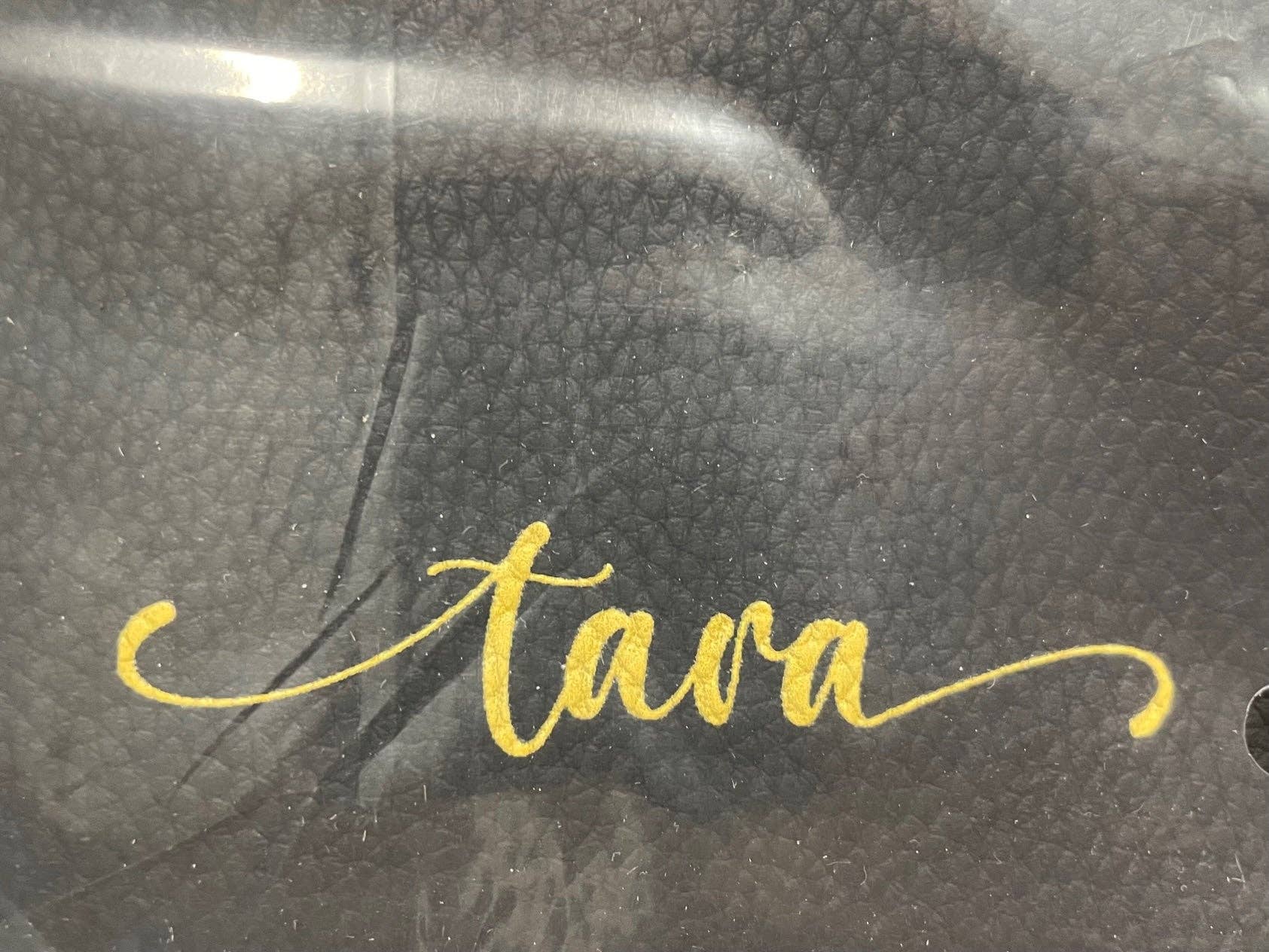 The Classy Cloth WS - Wholesale Make-up/cosmetic bag - Pebble Leather Cosmetic Bag - Monogrammed0