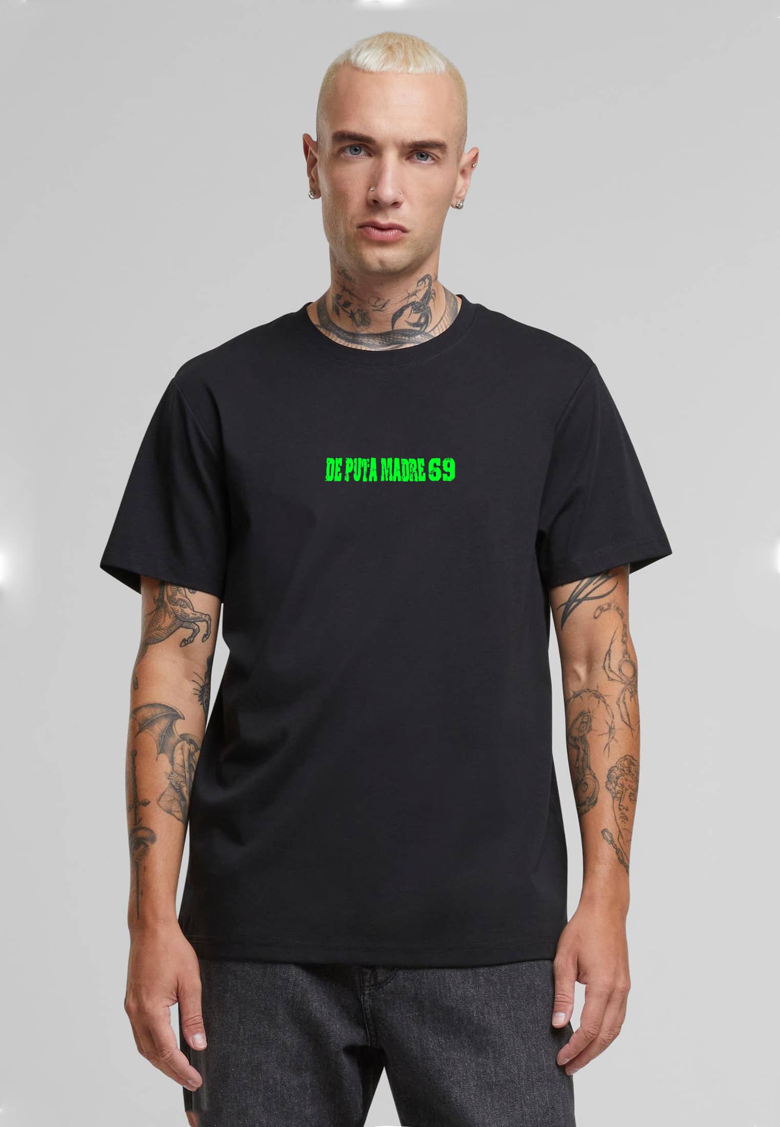 De Puta Madre 69 - Wholesale T-Shirt (Graphic) - Men's - DE PUTA MADRE 69 – Crew Neck T-Shirt (Made in Italy) Legend11