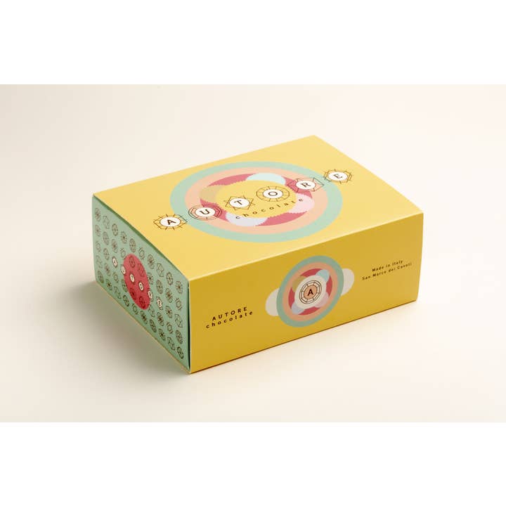 Autore Chocolate – Großhandel Schokoladenschachtel – Verschiedene Schokoriegel und Minuto „Gioia“, 500 g, 17,6 Unzen