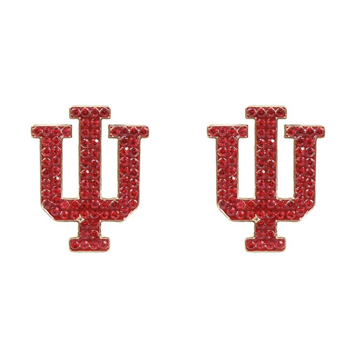 Indiana Pavé Logo Studs for wholesale by Brianna Cannon