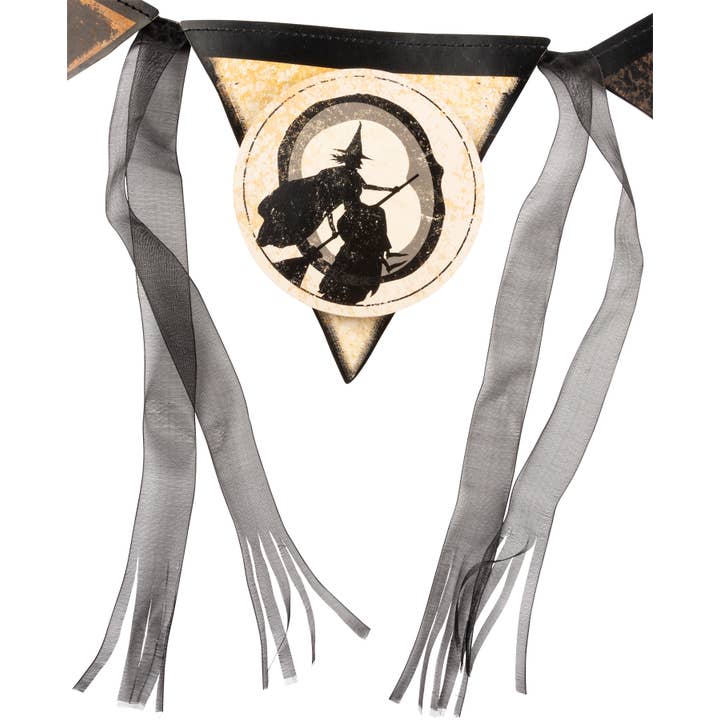 Primitives by Kathy - Wholesale Bunting/Garland - Vintage Halloween Pennant Banner2