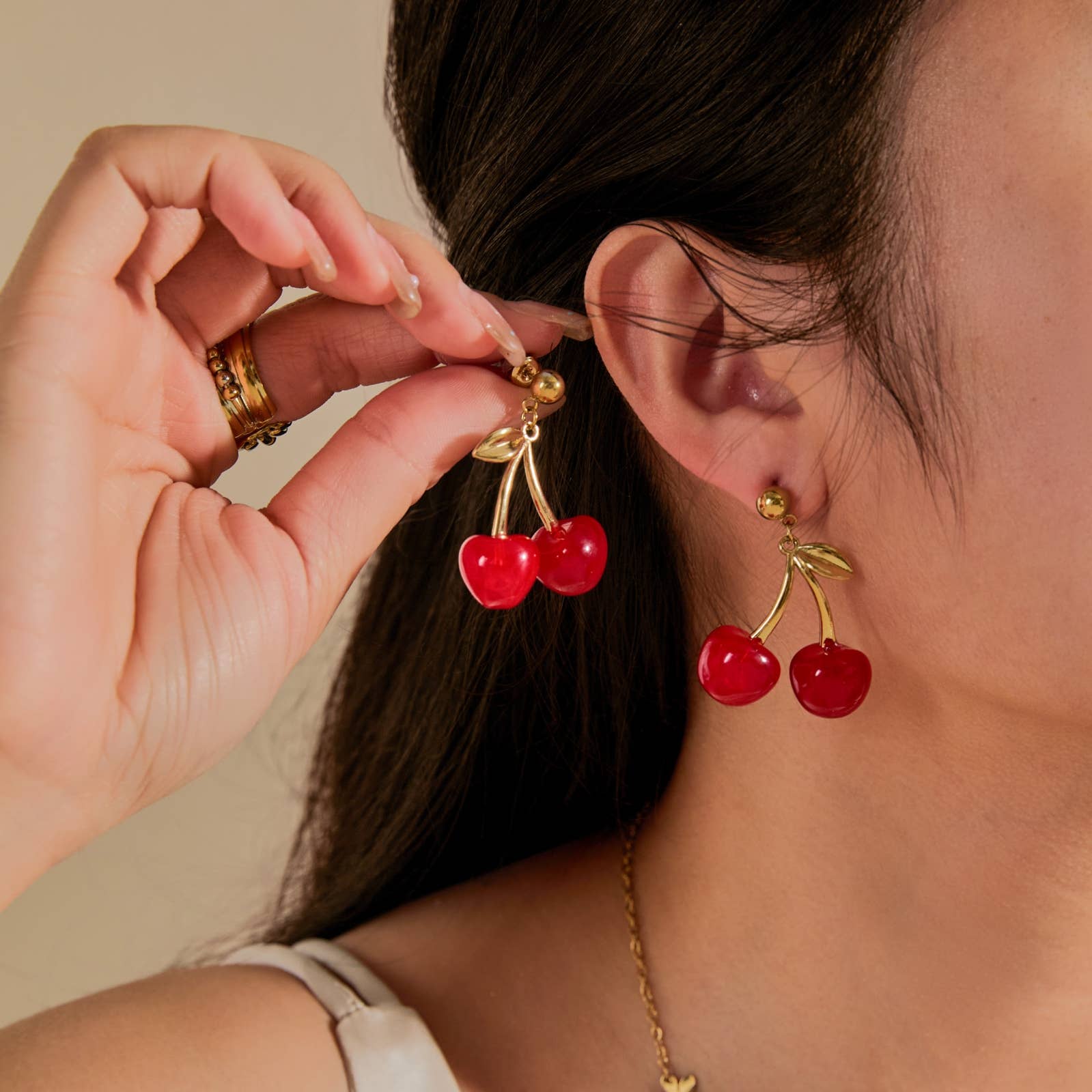 Gold Earrings - Lala for wholesale on Faire0