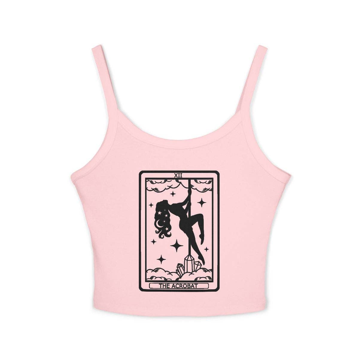 Selenite Studio – Tops – Mulher por atacado – Tanque Pole Dancer Tarot Crop Top0