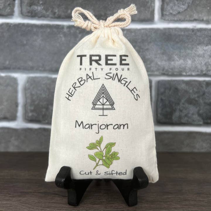 Tree Fifty Four - Wholesale Herbs - Marjoram 4-Pack Sachet Set | 4" x 6"