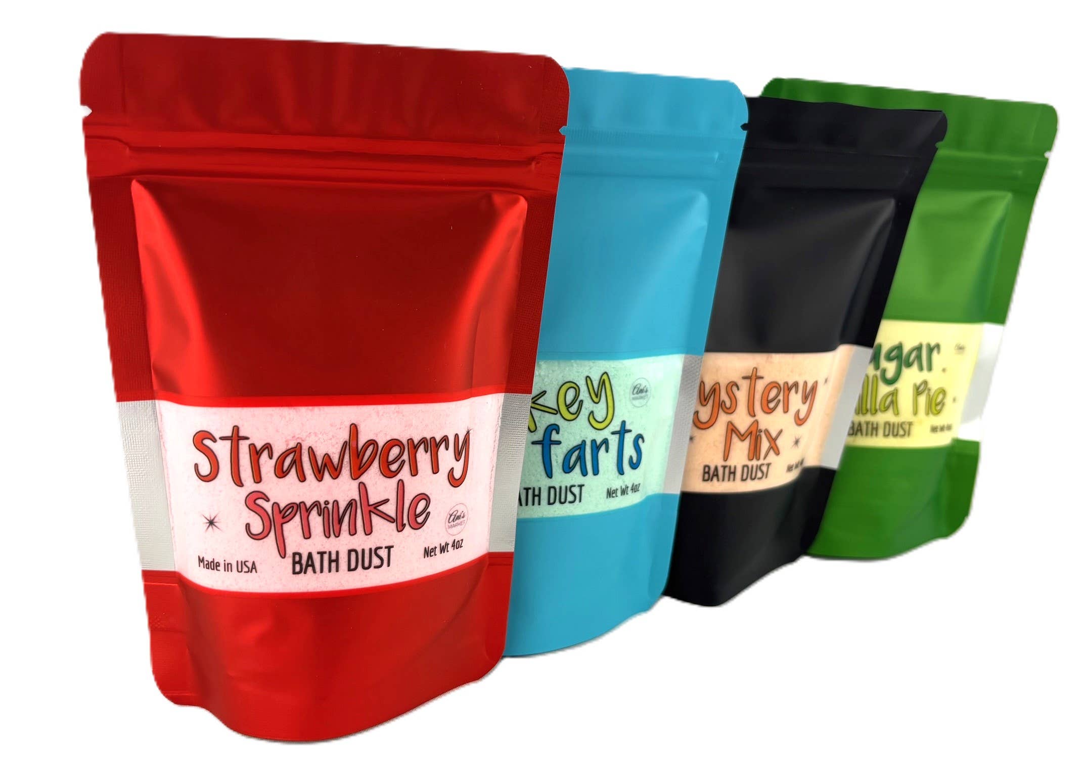 Ani’s Market LLC - Wholesale Bath Bomb/Fizz - Bath Dust Fizz Monkey Farts 4 oz Blue Green Kids Gift Gifts2