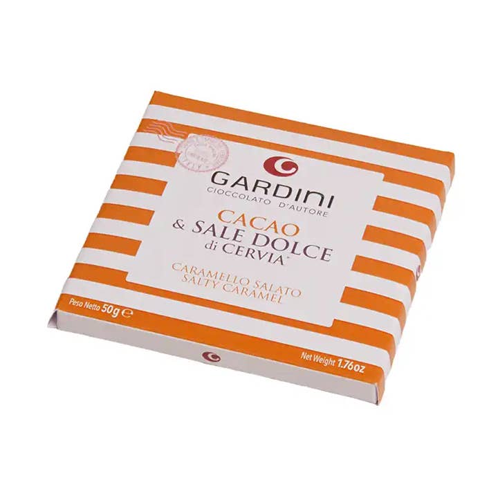 Chocolate with Sweet Salt of Cervia and Salted Caramel 50g for wholesale by Tea soul
