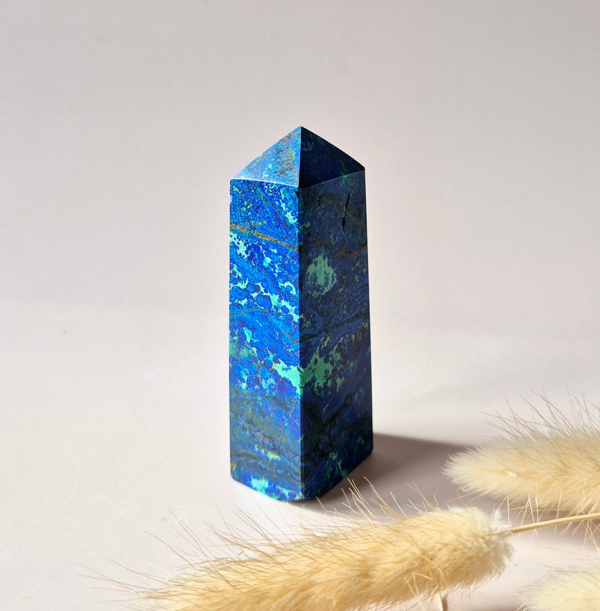 Moonlight Gemstones - Wholesale Spiritual Stone/Crystal - Rare Gemstone Azurite Tower – #3 120 grams pure mystery & intuitive power4