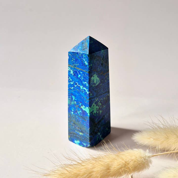 Moonlight Gemstones - Wholesale Spiritual Stone/Crystal - Rare Gemstone Azurite Tower – #3 120 grams pure mystery & intuitive power4