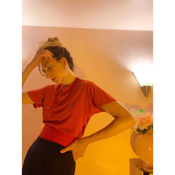 Shop Journal Vintage - Wholesale T-Shirt - Women's - Custom pierced tee9