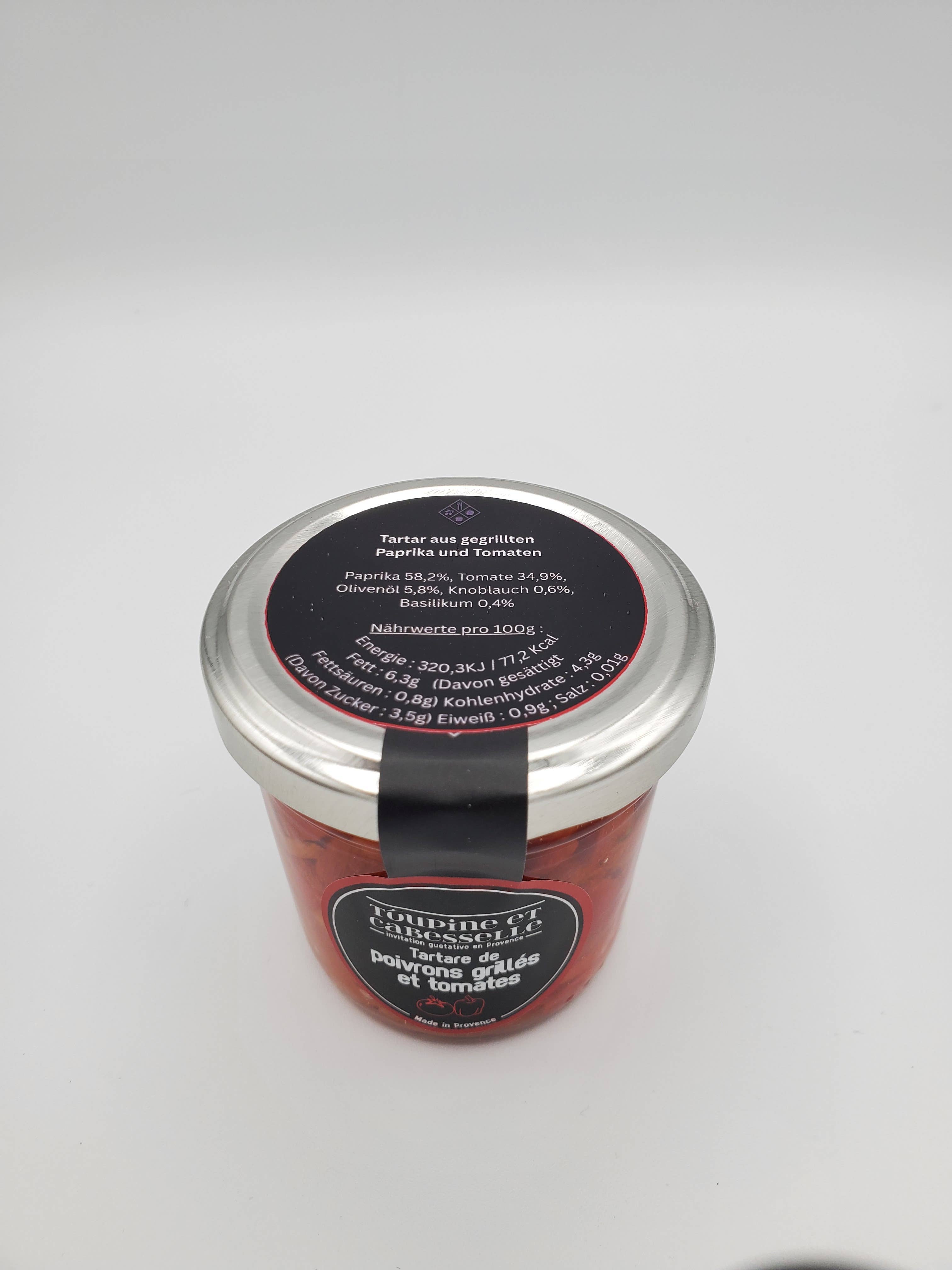 Toupine et Cabesselle - Wholesale Saus - Tartaar van gegrilde paprika en tomaat1