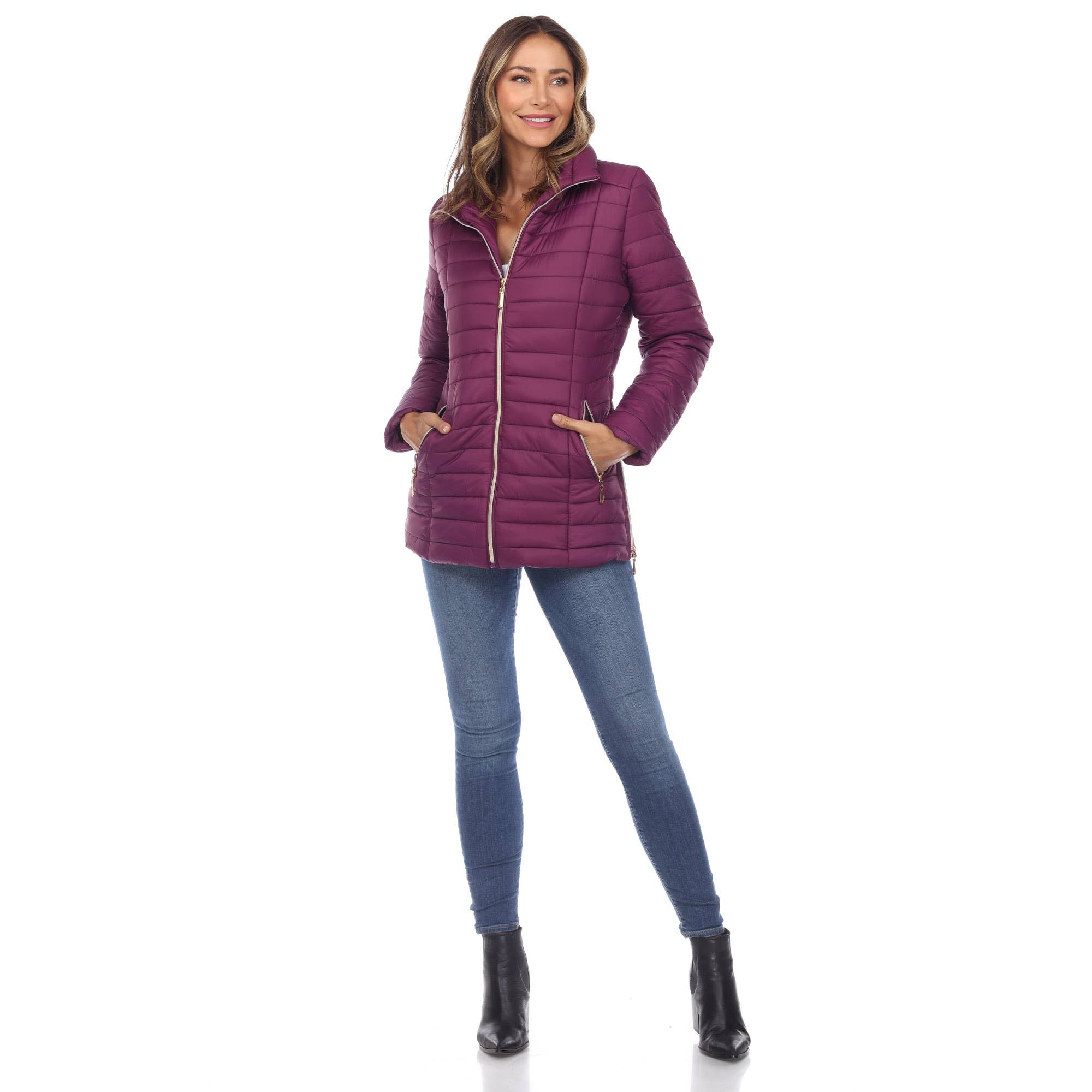 WHITE MARK - Wholesale Puffer Jacket - Women's - Women's Puffer Coat15