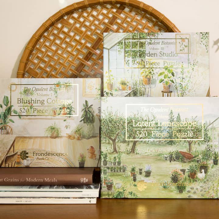 Frondescence Puzzle Co. - Wholesale Puzzle - Adult - Opulent Botanist Vol. 2 Latent Landscape | 520 Piece Puzzle