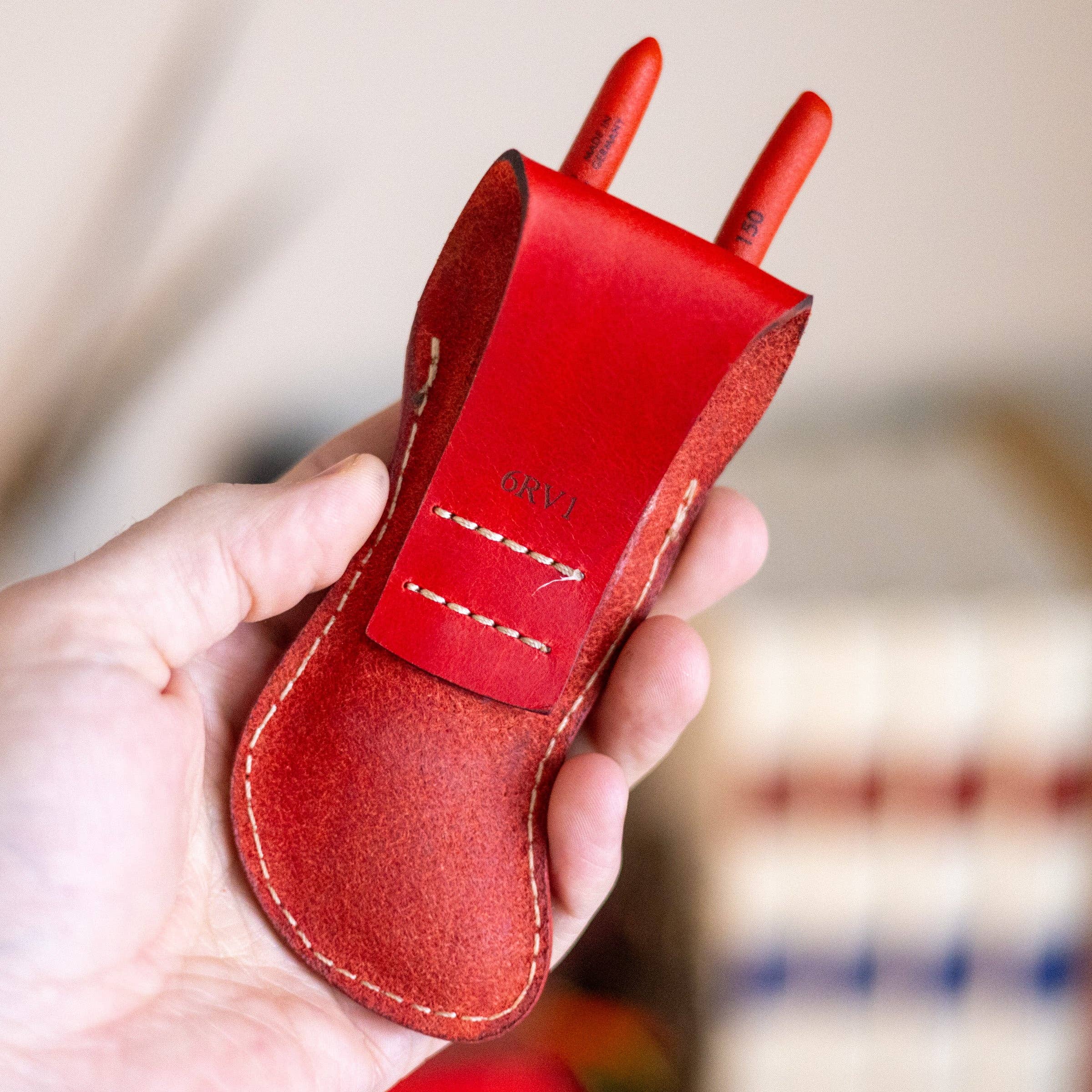 Kc Laser Co - Wholesale Handy Tool - Knipex 6 Inch Plier Red LTD Edition Leather Belt Holster Case2