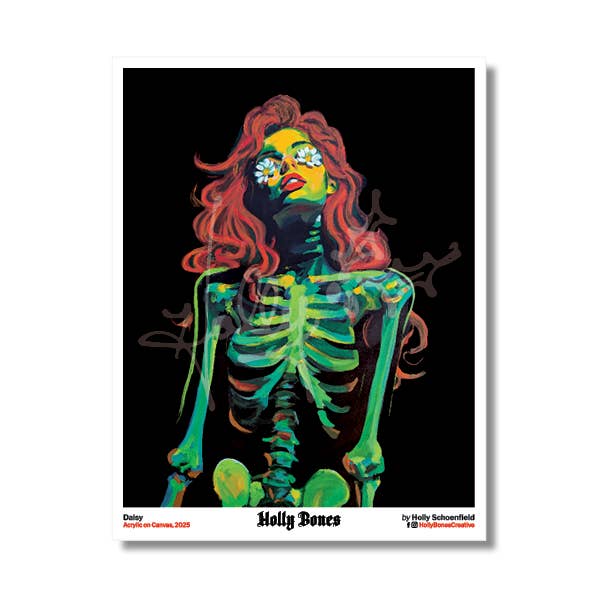 "Daisy" 8x10 Print for wholesale by Holly Bones