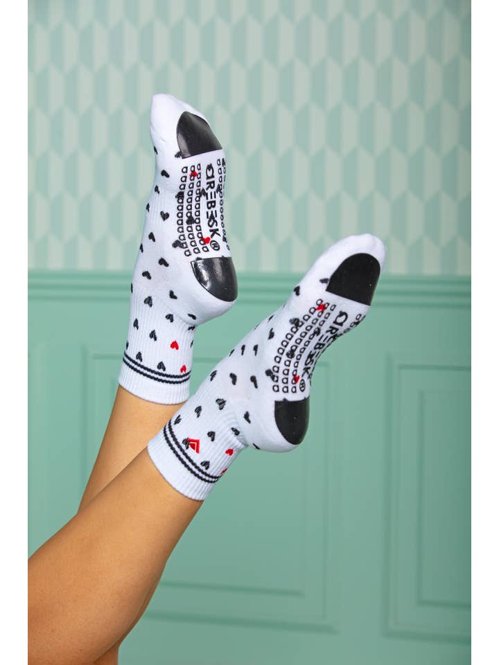 Arebesk - Wholesale Socks - Women's - Classic Women's Crew Grip Sock