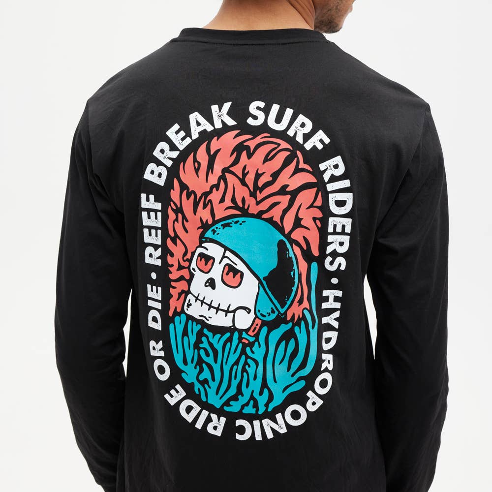 Hydroponic - Wholesale T-Shirt - Men's - Reef Ls 01- Black2