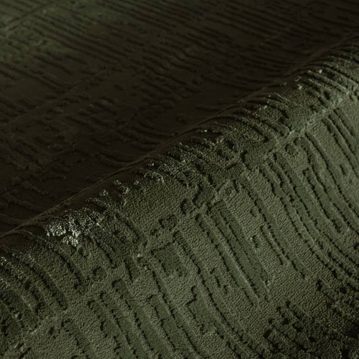 Abani Rugs - Wholesale Area Rug - Abani Plush Deco Machine Washable Textured Grid Green Rug3