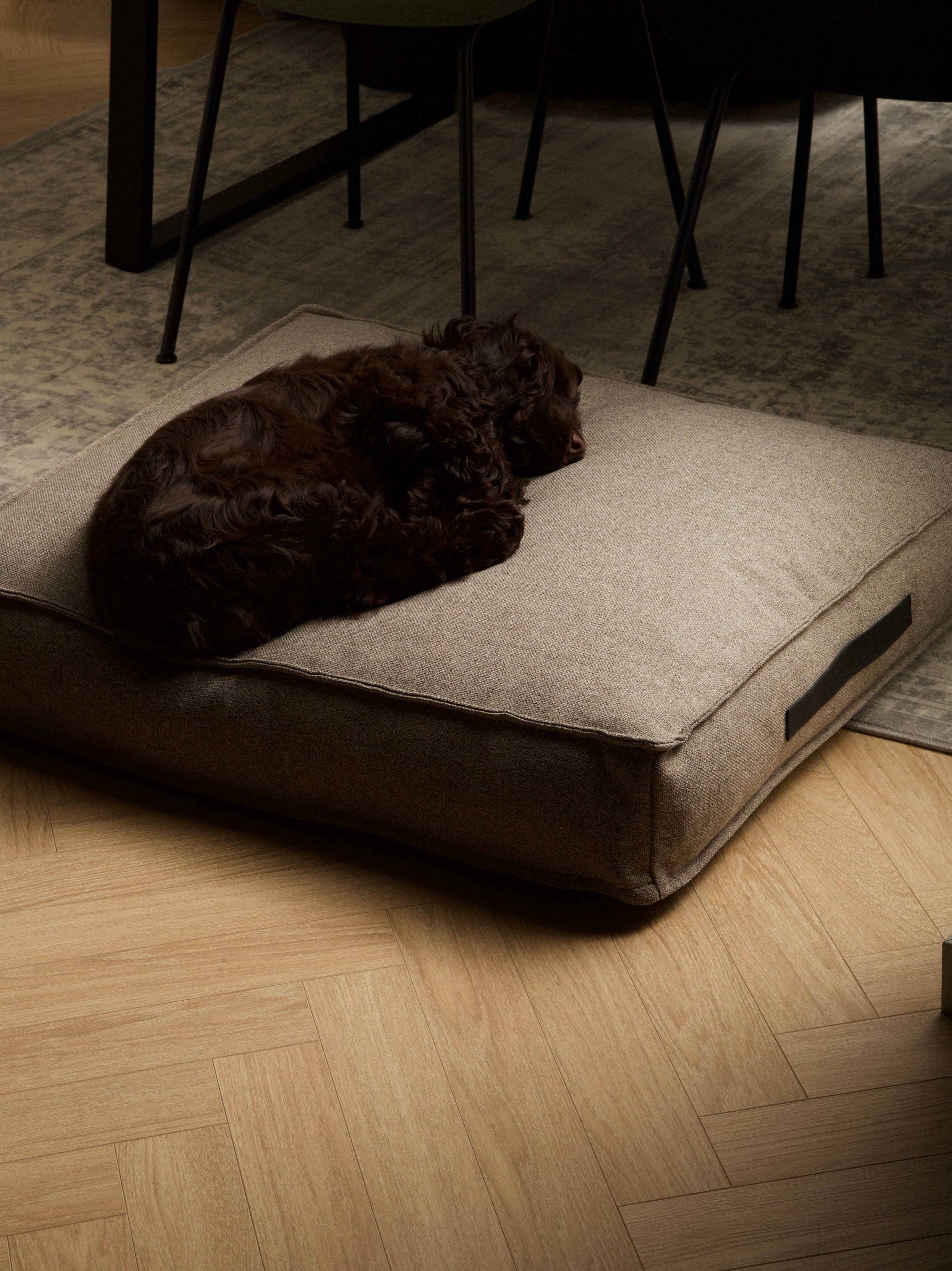 Hygge Dog Cushion Cappuccino for wholesale on Faire7