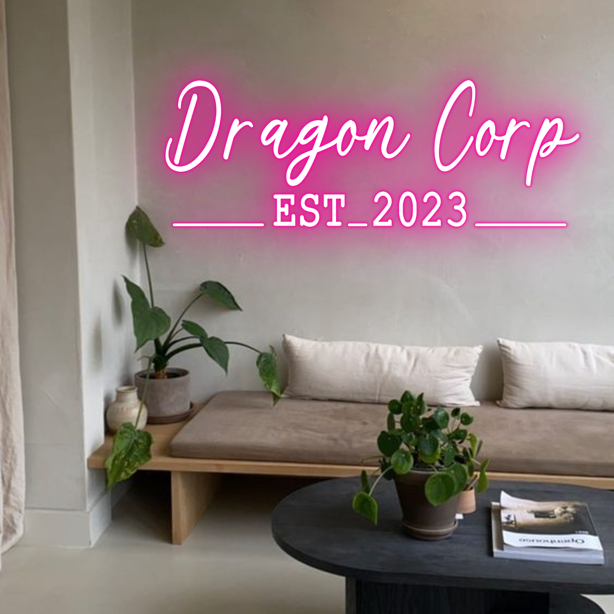 Glow Neon - Vente Enseignes néon - Enseigne au néon personnalisée avec le nom de l'entreprise, décoration murale de salle de bureau8