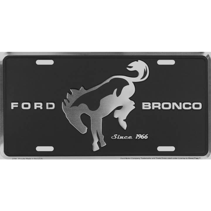 Ford Bronco Black - Plaque d'immatriculation pour la vente par Signs 4 Fun