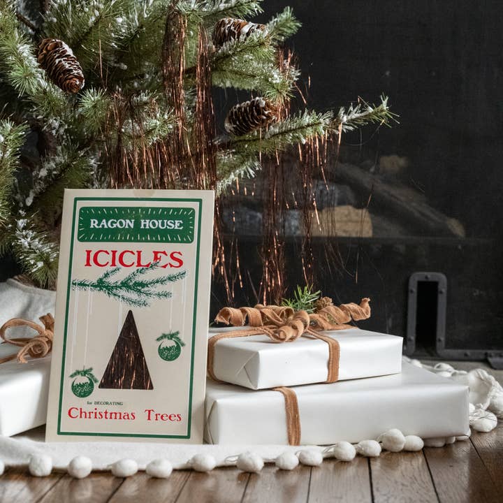 Metalliske bronzefarvede istapper for engroshandel hos Ragon House